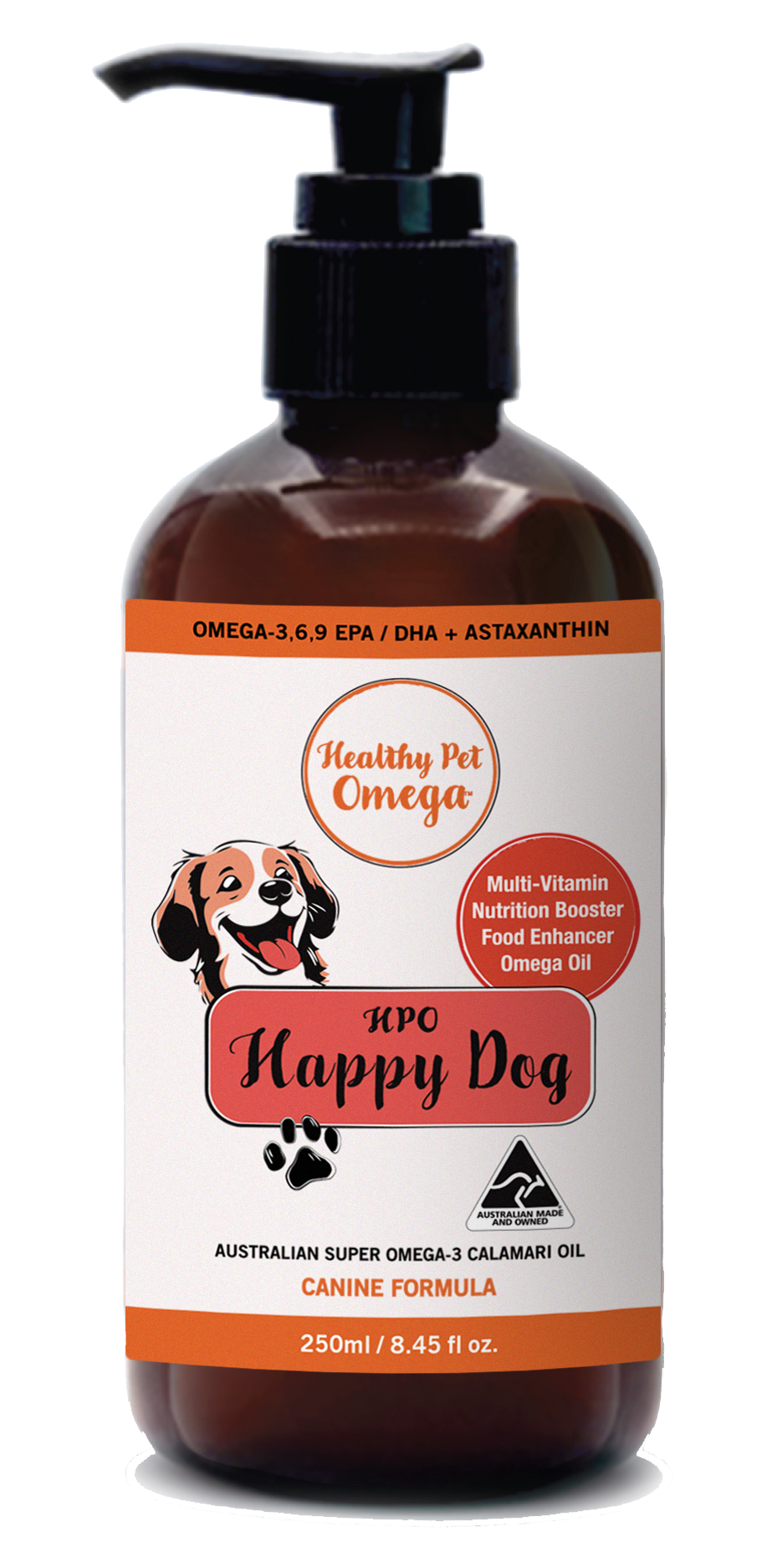 'Happy Dog' by Healthy Pet Omega (250ml) 6 PACK